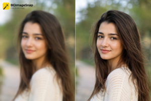 how to fix unfocused pictures before and after comparison