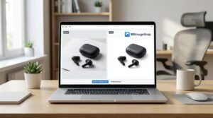 Remove shadow from photo using BGImageSnap for a clean product image