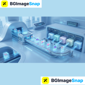 Put your PDF work on autopilot illustration showing digital document automation workflow