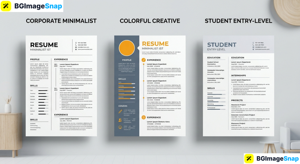 Canva Resume Template Editor