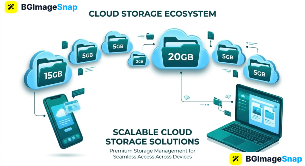 Comparison of cloud storage free plans and typical gigabyte limits