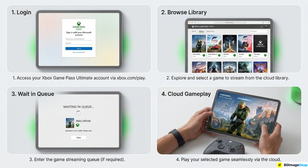  Steps to start Xbox Cloud Gaming on a tablet